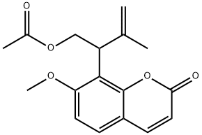 イソムラロンギノアセタート 化学構造式
