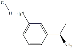 (R)-3-(1-AMinoethyl)aniline hydrochloride 化学構造式