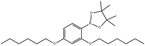 2,4-二己氧基苯硼酸频呐醇酯, 1391734-70-5, 结构式
