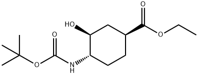 (1S,3S,4S)-3-AMino-4-hydroxy-cyclohexanecarboxylic acid ethyl ester Struktur