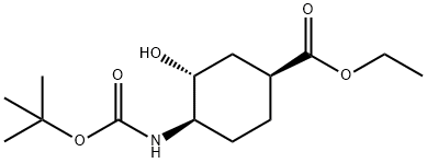 Ethyl (1S,3R,4R)4{[(tertbutoxy)carbonyl]aMino}3hydroxycyclohexane1carboxylate Structure