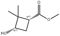 cis-Methyl 2,2-diMethyl-3-hydroxycyclobutanecarboxylate, 1392804-41-9, 结构式