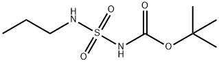 CarbaMic acid, N-[(propylaMino)sulfonyl]-, 1,1-diMethylethyl ester Structure