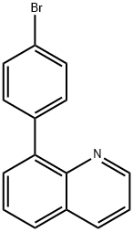 8-(4-broMophenyl)quinoline Struktur