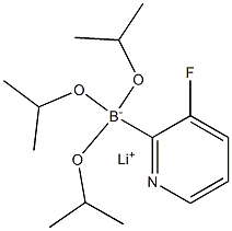 Lithium (3-fluoropyridin-2-yl)triisopropoxyborate Struktur