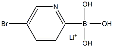 Lithium (5-bromopyridin-2-yl)trihydroxyborate Structure