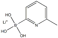 LithiuM (6-Methylpyridin-2-yl)trihydroxyborate Struktur