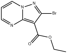 2-溴吡唑并[1,5-A]嘧啶-3-羧酸乙酯, 1394003-51-0, 结构式