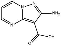 2-氨基吡唑并[1,5-A]嘧啶-3-甲酸,1394003-86-1,结构式