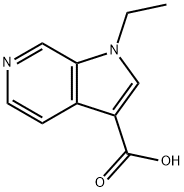 1-乙基-1H-吡咯并[2,3-C]吡啶-3-羧酸, 1394175-20-2, 结构式