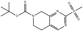 2-(Methylsulfonyl)-5,6,7,8-tetrahydropyrido[3,4-d]pyriMidine Struktur