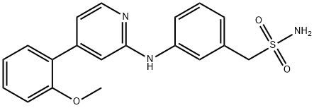 3-[[4-(2-Methoxyphenyl)-2-pyridinyl]aMino]-benzeneMethanesulfonaMide Struktur