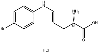 L-5-溴色氨酸盐酸盐 结构式