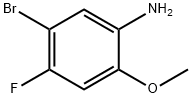 5-ブロモ-4-フルオロ-2-メトキシアニリン 化学構造式