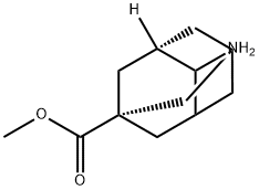Methyl cis-4-AMino-1-AdaMantane Carboxylate 化学構造式