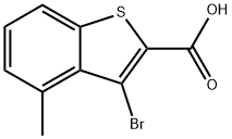 3-BroMo-4-Methylbenzo[b]thiophene-2-carboxylic acid Structure