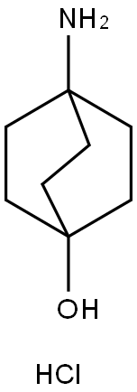 4-AMinobicyclo[2.2.2]octan-1-ol hydrochloride Structure