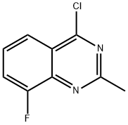4-chloro-8-fluoro-2-Methyl-quinazoline Struktur