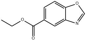 5-ベンズオキサゾールカルボン酸エチル 化学構造式