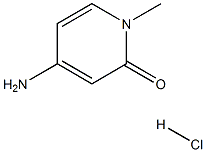 4-アミノ-1-メチルピリジン-2(1H)-オン塩酸塩 化学構造式