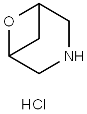 6-Oxa-3-azabicyclo[3.1.1]heptane hydrochloride Structure
