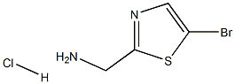 (5-溴噻唑-2-基)甲胺盐酸盐, 1414958-88-5, 结构式