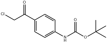 4-(2-氯乙酰基)苯基]-氨基甲酸叔丁酯, 1414959-14-0, 结构式