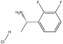 (S)-1-(2,3-二氟苯基)乙胺盐酸盐,1415303-43-3,结构式