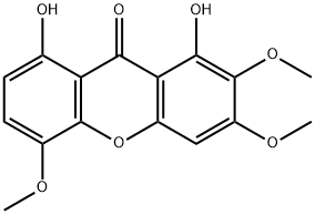 アングスチンA 化学構造式