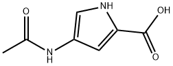 4-AcetylaMino-1H-pyrrole-2-carboxylic acid Struktur