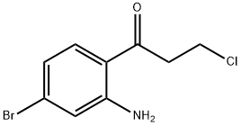 1-(2-aMino-4-broMophenyl)-3-chloropropan-1-one Structure