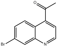 1-(7-broMoquinolin-4-yl)ethanone Structure