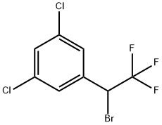 1-(1-溴-2,2,2-三氟乙基)-3,5-二氯苯 结构式