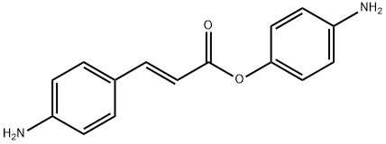 2-丙烯酸, 3-(4-氨基苯基)-, 4-氨基苯基 酯, (2E)-, 1417169-65-3, 结构式