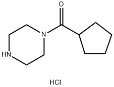 环戊基(哌嗪-1-基)甲酮盐酸盐,1417635-20-1,结构式
