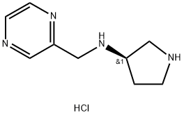Pyrazin-2-ylMethyl-(R)-pyrrolidin-3-yl-aMine hydrochloride Structure