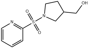 [1-(Pyridine-2-sulfonyl)-pyrrolidin-3-yl]-Methanol Struktur