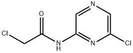 2-氯-N-(6-氯-吡嗪-2-基)-乙酰胺, 1417793-45-3, 结构式