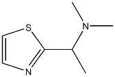 二甲基-(1-噻唑-2-基-乙基)-胺 结构式
