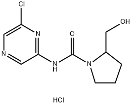 2-HydroxyMethyl-pyrrolidine-1-carboxylic acid (6-chloro-pyrazin-2-yl)-aMide hydrochloride|2-羟甲基-吡咯烷-1-羧酸(6-氯-吡嗪-2-基)-酰胺盐酸盐