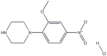 1-(2-Methoxy-4-nitro-phenyl)-piperazine hydrochloride Structure