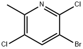 3-BroMo-2,5-dichloro-6-Methylpyridine Struktur
