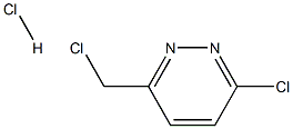 3-クロロ-6-(クロロメチル)ピリダジン塩酸塩 化学構造式