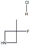 3-Fluoro-3-Methylazetidine hydrochloride Structure