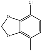 4-Chloro-7-Methyl-1,3-benzodioxole Struktur