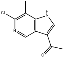3-Acetyl-6-chloro-7-Methyl-5-azaindole Structure