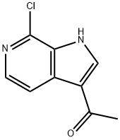 3-Acetyl-7-chloro-6-azaindole Struktur
