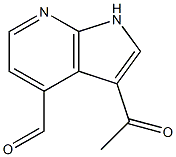 3-Acetyl-7-azaindole-4-carbaldehyde Structure