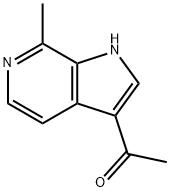 3-Acetyl-7-Methyl-6-azaindole Struktur