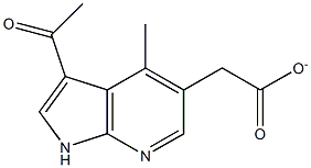 3-Acetyl-4-Methyl-7-azaindole-5-Methyl carboxylate Structure